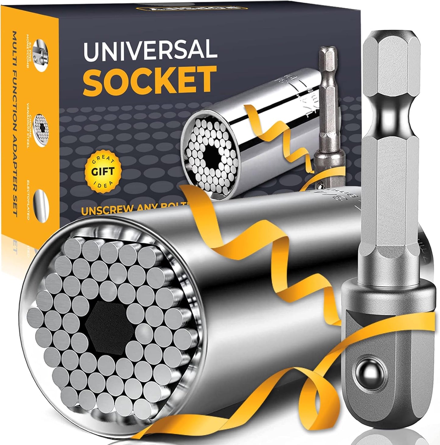 Stocking Stuffers for Adults Men. Gifts for Universal Socket Tools White Elephant Gifts Dad Gifts. Christmas Gifts for Who Have Everything Dad Boyfriend Husband Tools for Cool Gadgets