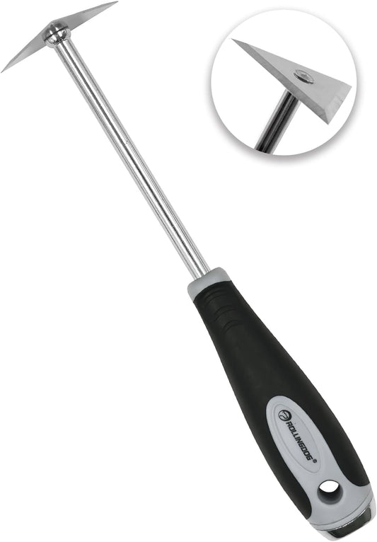 ROLLINGDOG Shave Hook Triangle Stainless Steel - Removing Paint and Varish From Flat Surfaces With Hammer Cap