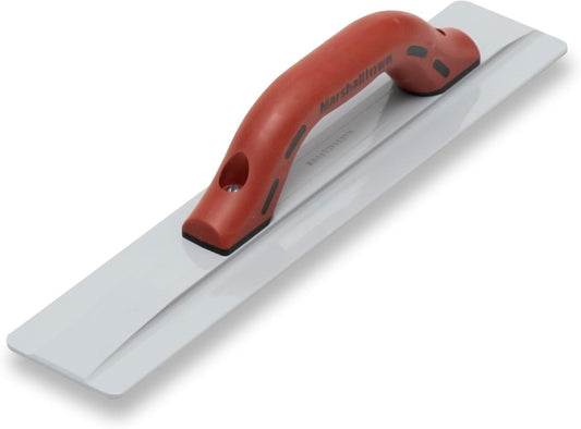 MARSHALLTOWN 16 Inch Beveled End Magnesium Hand Float. Concrete. DuraSoft Handle. Cast Magnesium Blade. Made in the USA. 145D