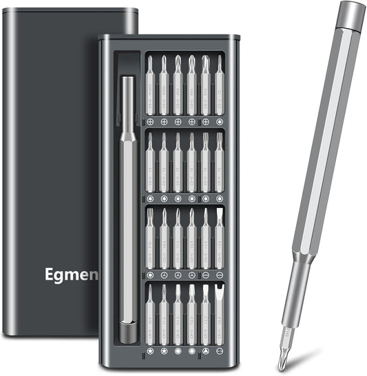 Precision Screwdriver Set. 25 in 1 Mini Magnetic Small Screwdriver Set Case for PC. Eyeglasses. Computer. Electronic. Watch Repair Kit with Phillips and Star Tiny Screw Driver