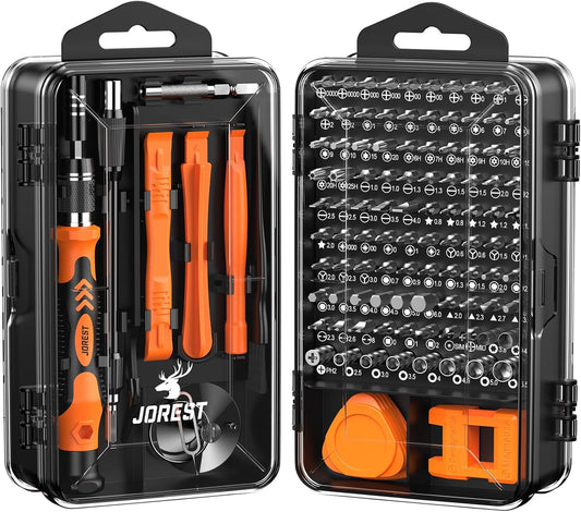 JOREST 117 in 1 Precision Screwdriver Set. Tool Gifts for Men. Mini Repair Tool Kit with Torx Triwing Bits. Repair for Computer. Macbook. Laptop. PC. RC. PS5. iphone. Electronics. XBOX. Glasses